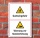 Schild Quetschgefahr Warnung vor Handverletzung Hinweisschild 3 mm Alu-Verbund