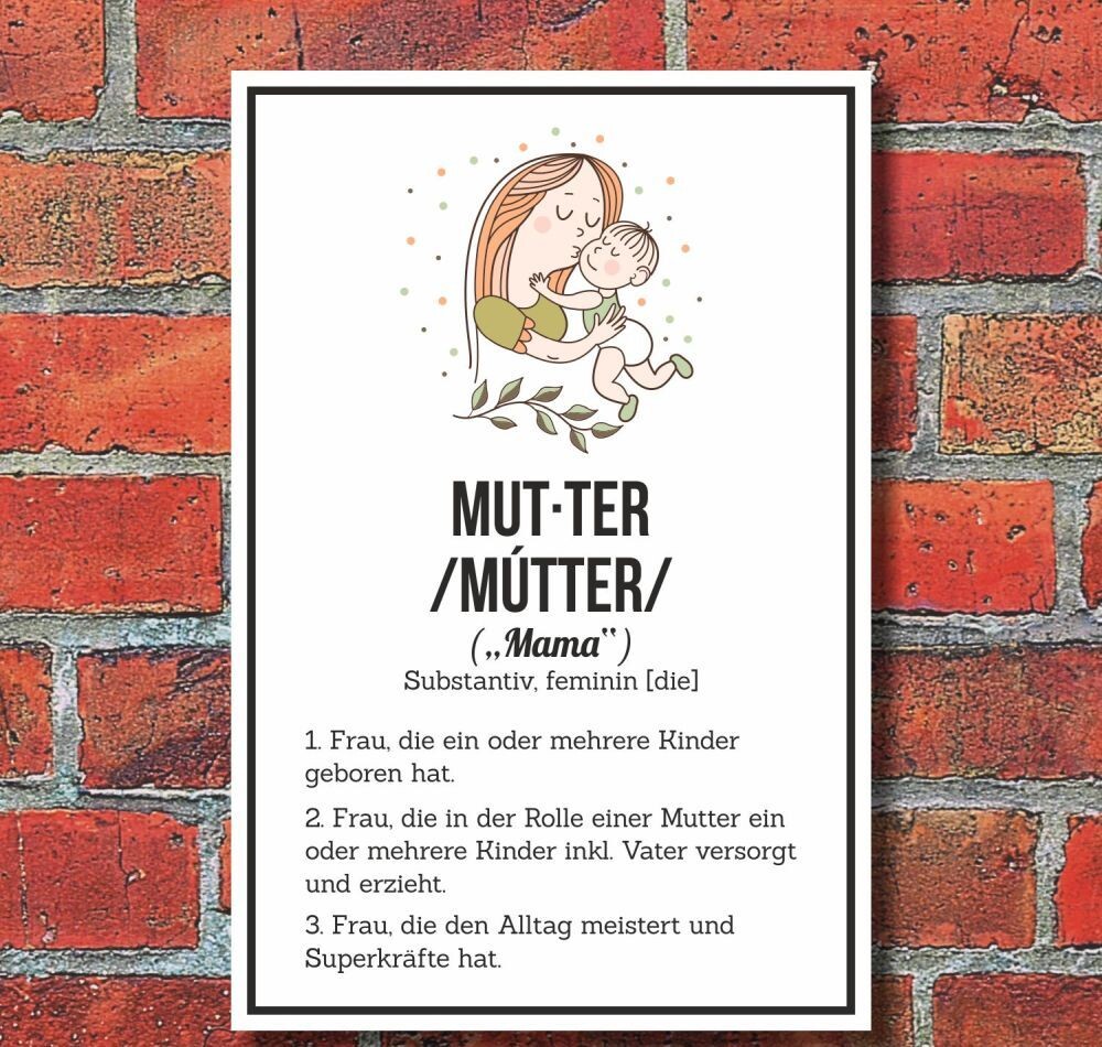Schild „Achtung Hier Wache Ich“ – Huhn-Motiv Aus Alu-Verbund, 30x20 Cm