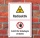 Schild Radioaktiv Feuer Licht Rauchen verboten 3 mm Alu-Verbund 300 x 200 mm