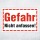 Warnschild „Gefahr – Nicht anfassen!“ – Sicherheits-/Maschinenhinweis – Alu-Verbund 3 mm, UV-Direktdruck
