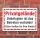 Schild Privatgelände Betreten verboten Eltern haften Hinweis 3 mm Alu-Verbund 450 x 300 mm