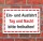 Schild Ein- und Ausfahrt Tag und Nacht freihalten Hinweisschild 3 mm Alu-Verbund 600 x 400 mm