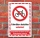 Schild Fahrr&auml;der abstellen verboten Entsorgen Hinweisschild 3 mm Alu-Verbund