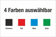 Schild Öffnungszeiten Motiv 3 - Grün - 300 x 200 mm