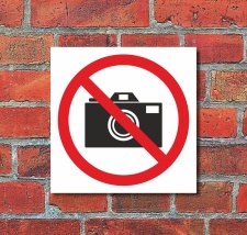Schild Fotografieren verboten Türschild...