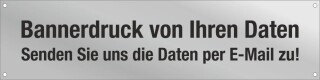 PVC Werbebanner Werbeplakat Banner Plane Druck von Ihren Daten - mit Ösen