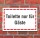 Schild WC Klo Toilette nur für Gäste, roter Rahmen 3 mm Alu-Verbund 300 x 200 mm