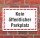 Schild Parkverbot Halteverbot Kein öffentlicher Parkplatz 3 mm Alu-Verbund 450 x 300 mm