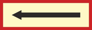 06. Pfeil links - 3 mm Alu-Verbund Schild