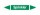 Rohrleitungskennzeichnung Aufkleber Etikett Sprinkler DIN 2403 Wasser - 125 x 25 mm / 20 Stück