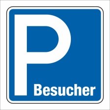 Schild Parkplatz Besucher Hinweisschild Parkplatzschild...