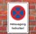 Schild Parkverbot Halteverbot Notausgang freihalten 3 mm Alu-Verbund - 450 x 300 mm