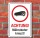 Schild Achtung Mähroboter Rasenroboter Rasenmäher Hinweisschild 3 mm Alu-Verbund 600 x 400 mm