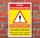 Schild Eichenprozessionsspinner Allergie Gesundheitsgefahr 3 mm Alu-Verbund 450 x 300 mm