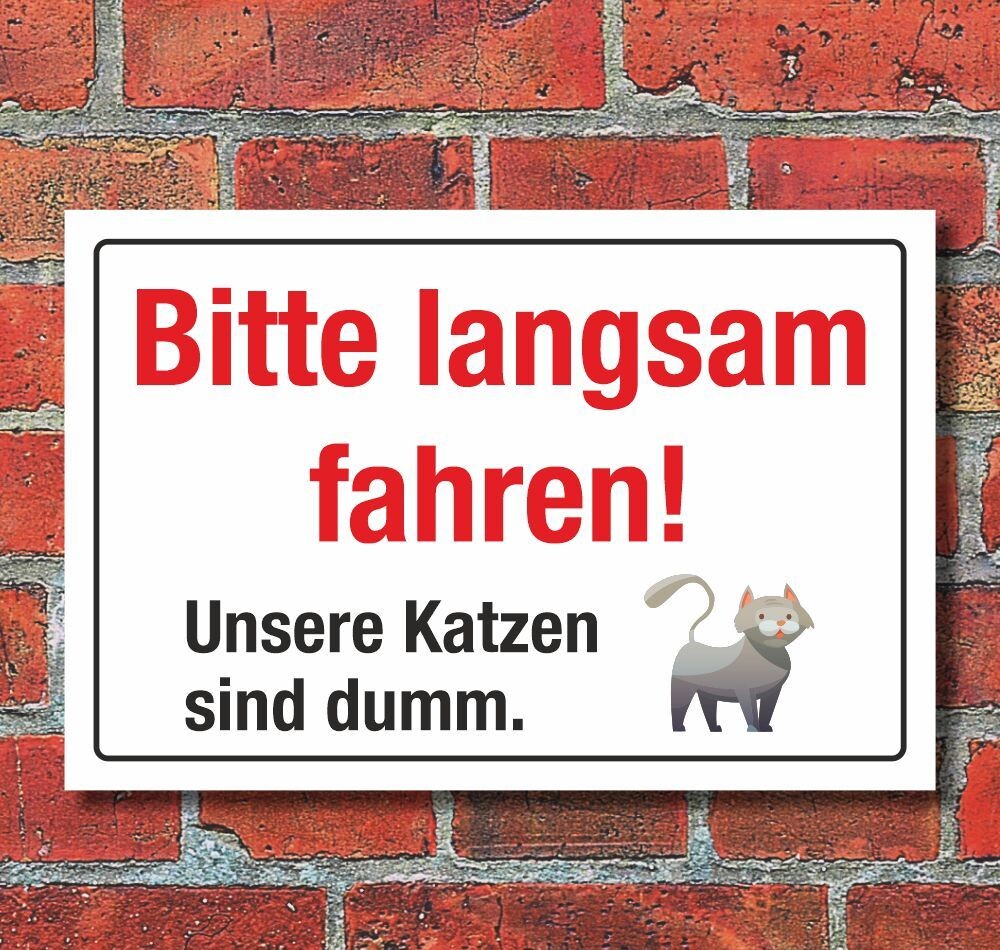 Schild Videoüberwachung Klein Warnschild 'Achtung Spielende Kinder' - Alu- Verbund, 3mm Stark, Art. Kind.3 Eigene Produktion