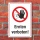 Schild Ernten verboten Diebstahl Hinweisschild 3 mm Alu-Verbund