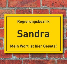 Ortschild Regierungsbezirk Geschenk Geburtstag Hausschild...