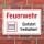 Schild Feuerwehr Einfahrt freihalten Rettungsweg Leiter Hinweis 3 mm Alu-Verbund 450 x 300 mm