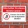 Schild Diesen Bereich sauber halten Müll entsorgen Hinweis 3 mm Alu-Verbund 450 x 300 mm