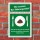 Schild Landwirtschaft Futterwiese Nahrungsmittel Kein Hundeklo 3 mm Alu-Verbund 600 x 400 mm