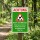 Warnschild „Brut- und Setzzeit“ – Hunde anleinen (Schutz von Wildtieren & Vögeln) – Alu-Verbund 3 mm 450 x 300 mm, UV-Direktdruck