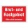 Warnschild „Brut- und Rastgebiet“ – Bitte nicht betreten – Alu-Verbund 3 mm 300 x 200 mm UV-Direktdruck