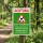 Warnschild „Brut- und Setzzeit“ – Hunde anleinen & auf Wegen bleiben – Achtung Schild – Alu-Verbund 3 mm 450 x 300 mm UV-Direktdruck