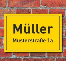 Türschild Klingelschild Ortsschild Geschenk...