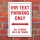 Schild American Style Deko Ihr Text Wunschtext Parkverbot 3 mm Alu-Verbund