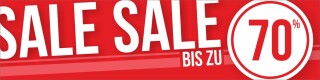 PVC Werbebanner Banner Plane SALE Ausverkauf reduziert Sonderangebot mit Ösen