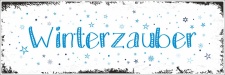 Vintage Shabby Holzschild Winterzauber Winter Jahreszeit...