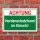 Schild Herdenschutzhund im Einsatz Hunde anleinen Hinweis 3 mm Alu-Verbund 600 x 400 mm