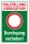 Schild Holzfällung Baumfällung Lebensgefahr Durchgang verboten 3 mm Alu-Verbund 450 x 300 mm