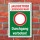 Schild Jagdbetrieb Jagen Lebensgefahr Durchgang verboten 3 mm Alu-Verbund