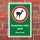 Schild Wildschutzgebiet Hunde anleinen Hundeleinen retten Leben 3 mm Alu-Verbund 300 x 200 mm