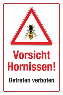 Warnschild wetterfestes Schild "Achtung!" PVC-Hinweisschild Vorsichtsschild 