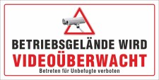 Motiv 7 - Schild Betriebsgelände wird...