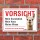 Schild Vorsicht Alpaka Grundstück Haus Wiese 3 mm Alu-Verbund