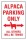 Schild American Style Deko Alpaka Alpaca parking Parkverbot 3 mm Alu-Verbund