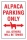 Schild American Style Deko Alpaka Alpaca parking Parkverbot 3 mm Alu-Verbund 300 x 200 mm