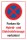 Schild Parkverbot Hybrid Elektro Elektrofahrzeuge verboten 3 mm Alu-Verbund