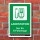 Schild Elektrotankstelle Ladestation E-Auto Elektroauto aufladen grün 3 mm Alu-Verbund