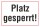 Schild Sportplatz Platz gesperrt Sportplatz gesperrt Hinweisschild 3 mm Alu-Verbund