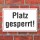 Schild Sportplatz Platz gesperrt Sportplatz gesperrt Hinweisschild 3 mm Alu-Verbund 450 x 300 mm