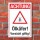 Schild Achtung Ölkäfer Vorsicht giftig Hinweisschild 3 mm Alu-Verbund
