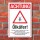 Schild Achtung Ölkäfer Vorsicht giftig mit Erklärtext Hinweisschild 3 mm Alu-Verbund