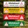 PVC Banner Achtung Wildtollwut Tollwut Forst Wald Wildtiere Plane mit Ösen
