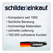 "Achtung hier spielen Kinder" – Hochwertiges Sicherheitsschild für den Außenbereich  600 x 400 mm Alu-Verbund 3 mm
