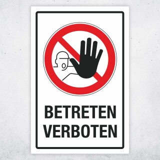 Kauf Unbefugten Ist Der Aufstieg Strengstens Verboten! Schild | | DE-P6342