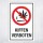 Schild Kiffen verboten Cannabis Hinweisschild 3 mm Alu-Verbund